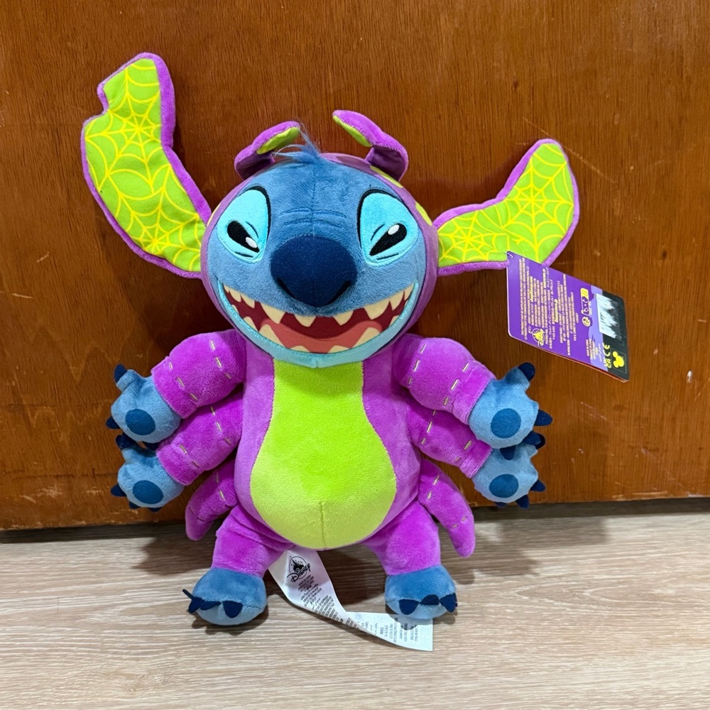 Disney Stitch Plush with Purple and Green